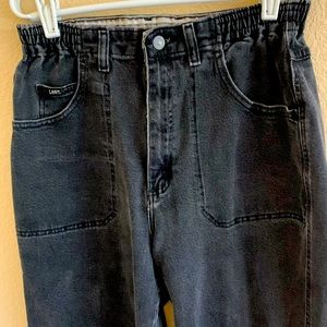 Lee women’s/junior’s faded black jeans, size 8M, super cute!